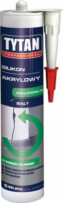 Tytan Silikon akrylowy 280 ml biały