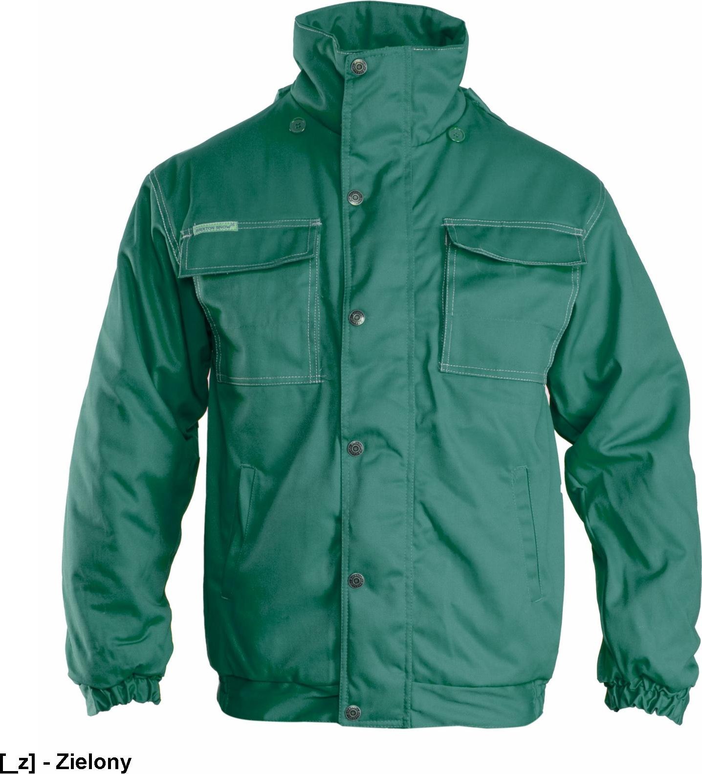 Polstar OSKU - BRIXTON SNOW KURTKA, POLIESTER/BAWEŁNA (65% /35%), 290G/M2, - stalowy 3XL