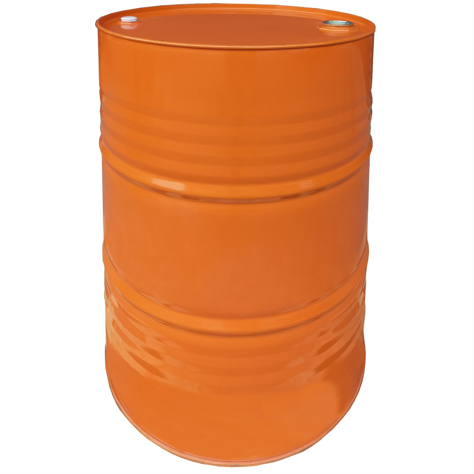 Beczka stalowa metalowa TH 216.5L z rowkami korki 3/4 i 2 w wieku - POMARAŃCZOWA MIX