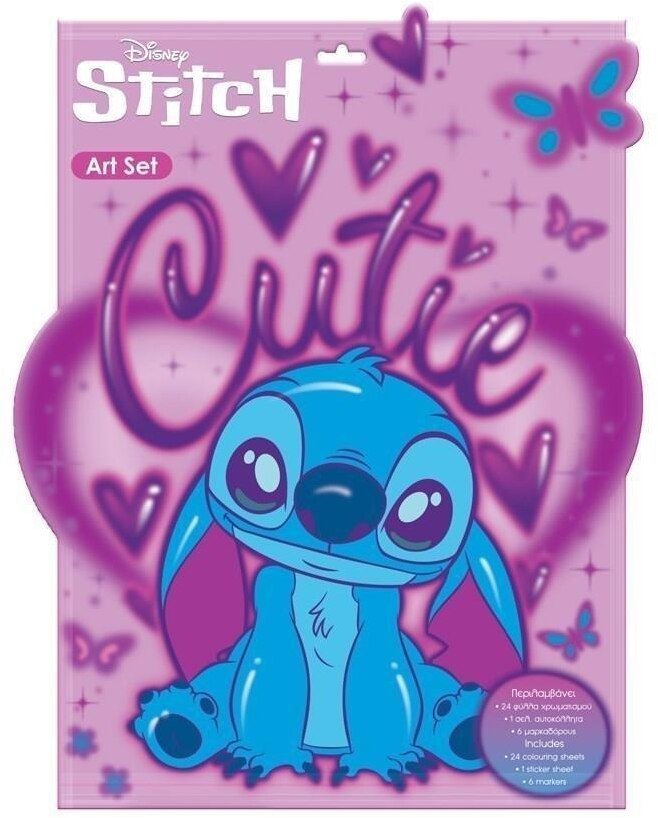 Kolorowanka z naklejkami Lilo&Stitch
