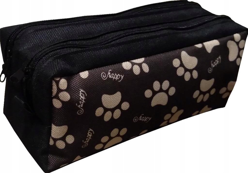 Piórnik Teka Piórnik szkolny NS10 łapki br±zowe