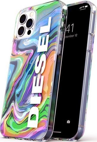 Diesel DIESEL CLEAR CASE DIGITAL HOLOGRAPHIC AOP IPHONE 12 / 12 PRO standard