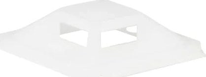 Organizer Lanview Lanview LVT-CABLEMOUNT-50W opaska kablowa Polipropylen (PP) Biały 50 szt.