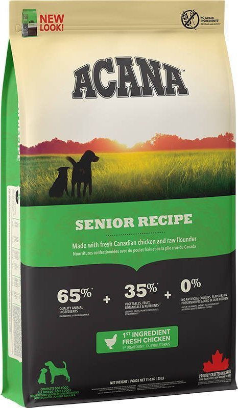 Acana ACANA Senior Dog 11,4kg + niespodzianka dla psa GRATIS!