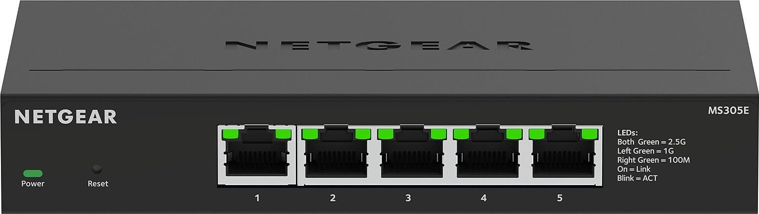 Switch NETGEAR NETGEAR 5PT Multigig Plus Switch MS305E