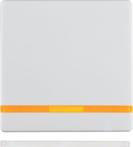 Berker Klawisz z 2 dołączonymi soczewkami Q.1 śnieżnobiały aksamit (16216089)