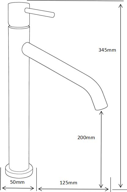 Bateria umywalkowa Mexen Rumba stojąca biały