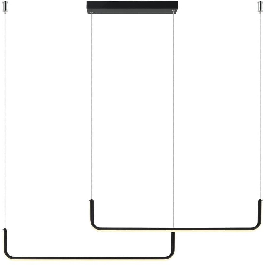 Lampa wisząca podwójna Malawi LP-1015/2P basic Light Prestige LED 20W 3000-6000K czarna