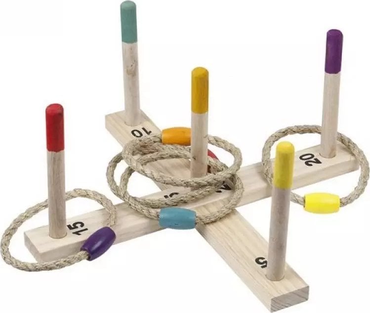Bburago SPRING SUMMER Ring Toss Game Wood