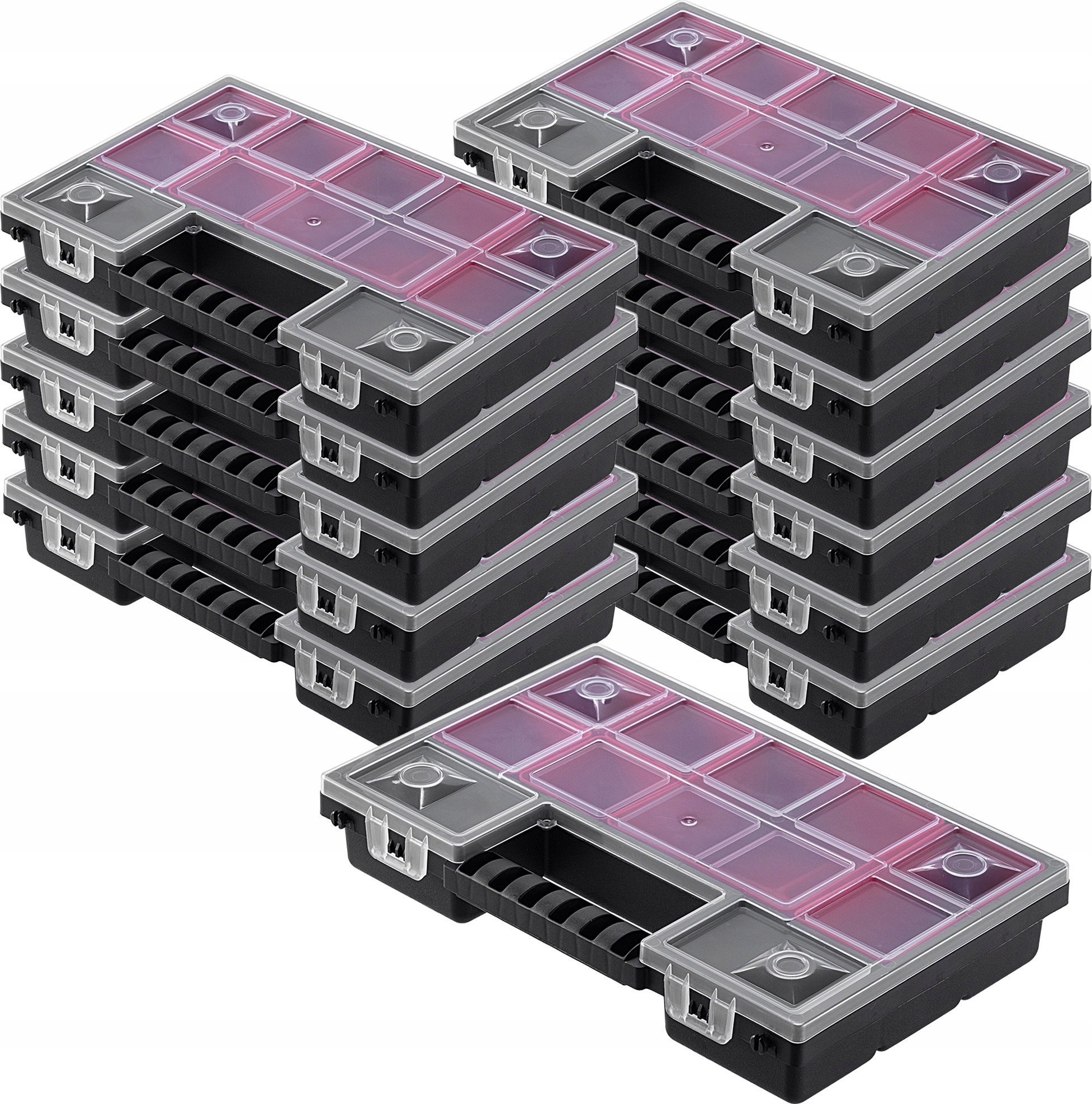 Kadax Organizer Warsztatowy Skrzynka 6 Szuflad 12szt