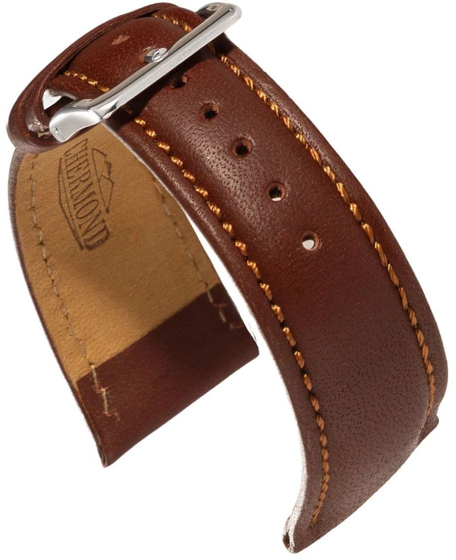 Skórzany pasek do zegarka 20 mm Chermond A255.18 brązowy .