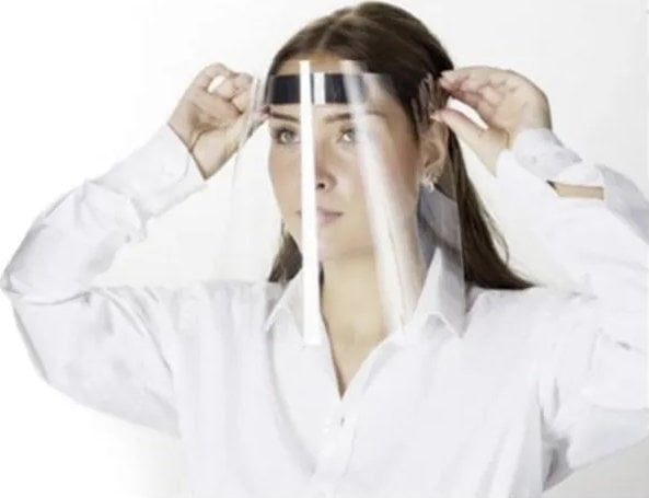 Xerox Cimco 47600 Schutzvisier inkl. Kopfhalterung Klar (47600)