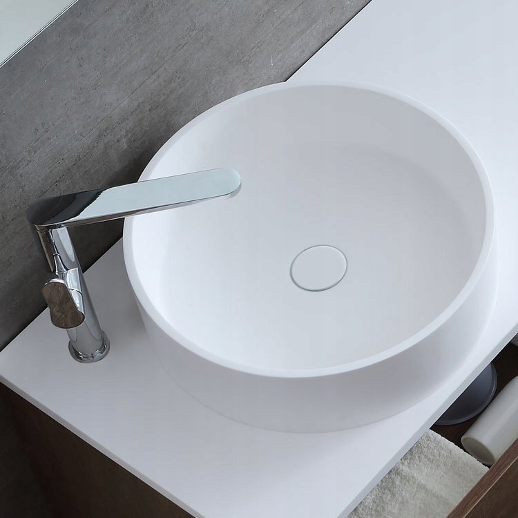 Umywalka EAGO Umywalka nablatowa z konglomeratu StoneArt 45x45