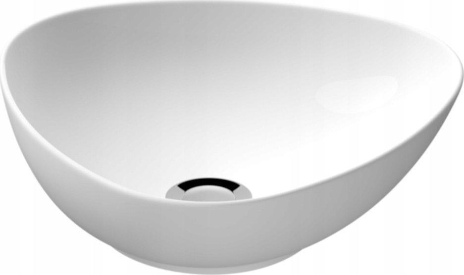 Umywalka K711-002 / MITO BY CERSANIT/ SAVIO/ UMYWALKA 40 NABLATOWA NIEREGULARNA BOX