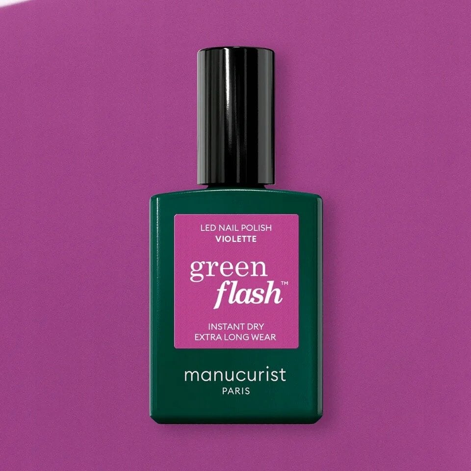 MANUCURIST_Green Flash Led Gel Nail Lacquer lakier do paznokci Violette 15ml