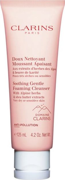 Clarins Soothing Gentle Foaming Cleanser Łagodząca pianka oczyszczająca do skóry suchej i wrazliwej 125ml
