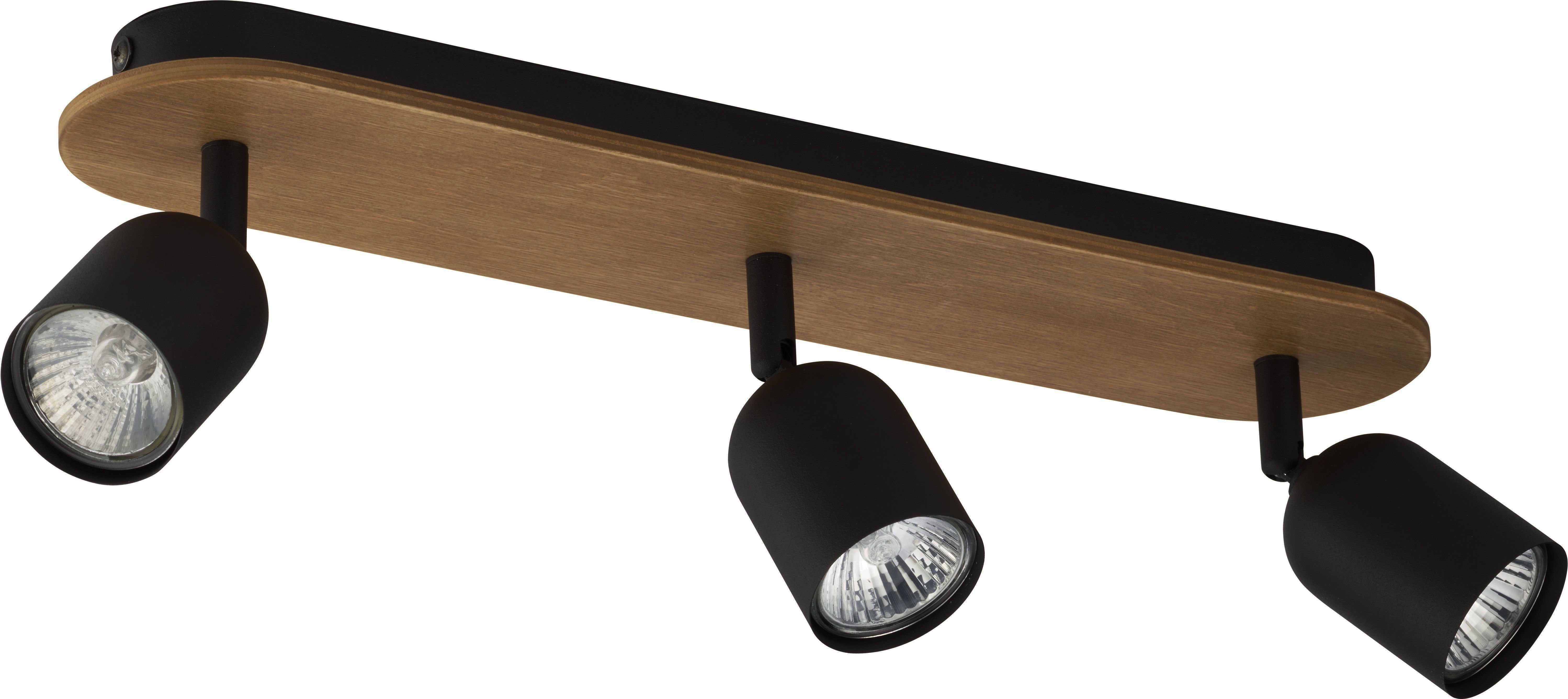 Lampa sufitowa TK Lighting Spot natynkowy czarny TK Lighting TOP WOOD 3292