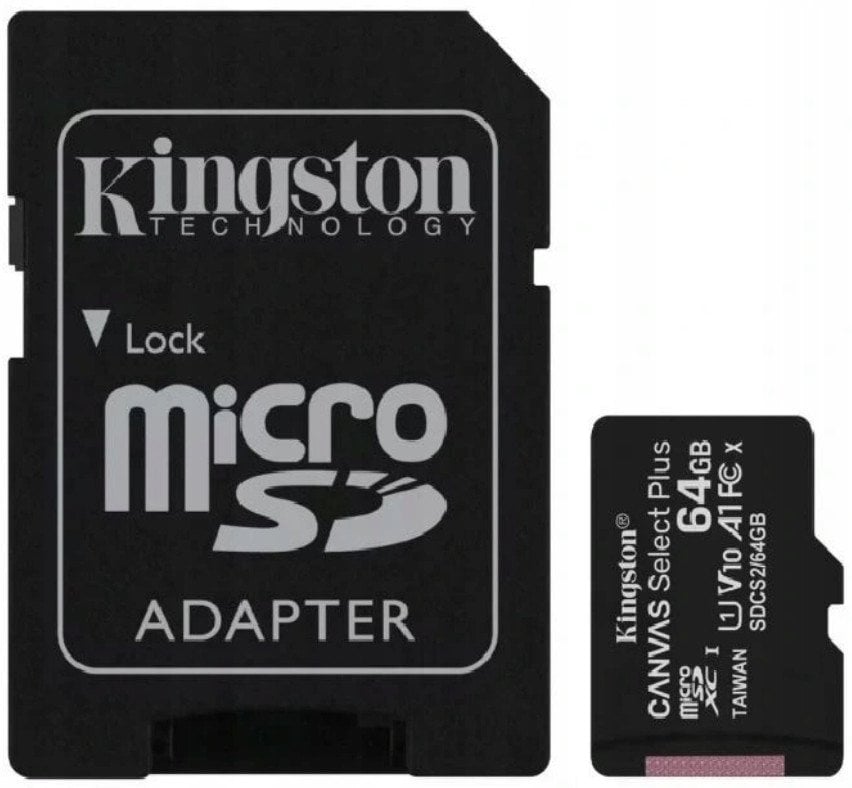 KINGSTON KARTA PAMIECI 64GB MICRO SD class 10 UHS