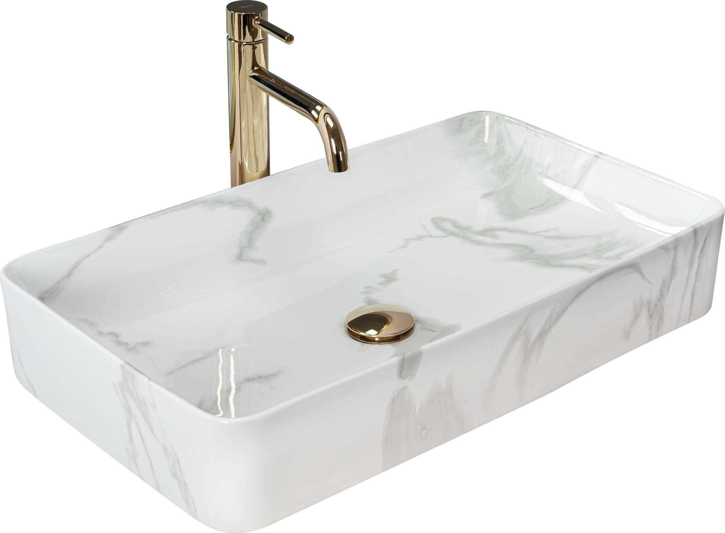 Umywalka Rea Rea Umywalka Denis Shinny Marmo Nablatowa