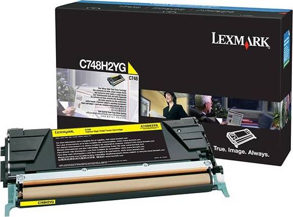 Toner Lexmark C748H3YG Yellow Oryginał (C748H3YG)