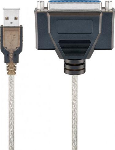 Kabel USB Goobay USB-A - miniUSB 1.5 m Srebrny (RB95433)