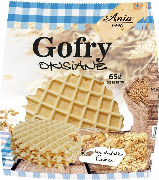 Ania Gofry owsiane bez cukru 65 g