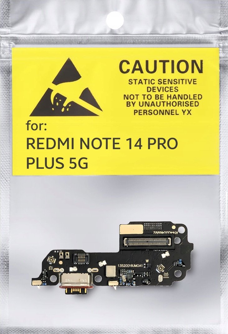 ORYGINAŁ PŁYTKA GNIAZDO ŁADOWANIA USB DO DO XIAOMI NOTE 14 PRO PLUS 5G (5904858345403)