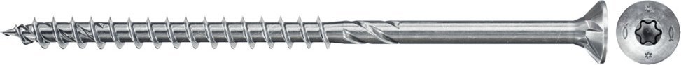 Fischer fischer chipboard screw Power-Fast II 6.0x300 countersunk (25 pieces, partial thread, galvanized)