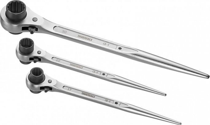 Teng Tools Klucz oczkowy zapadkowy budowlany PGW1922