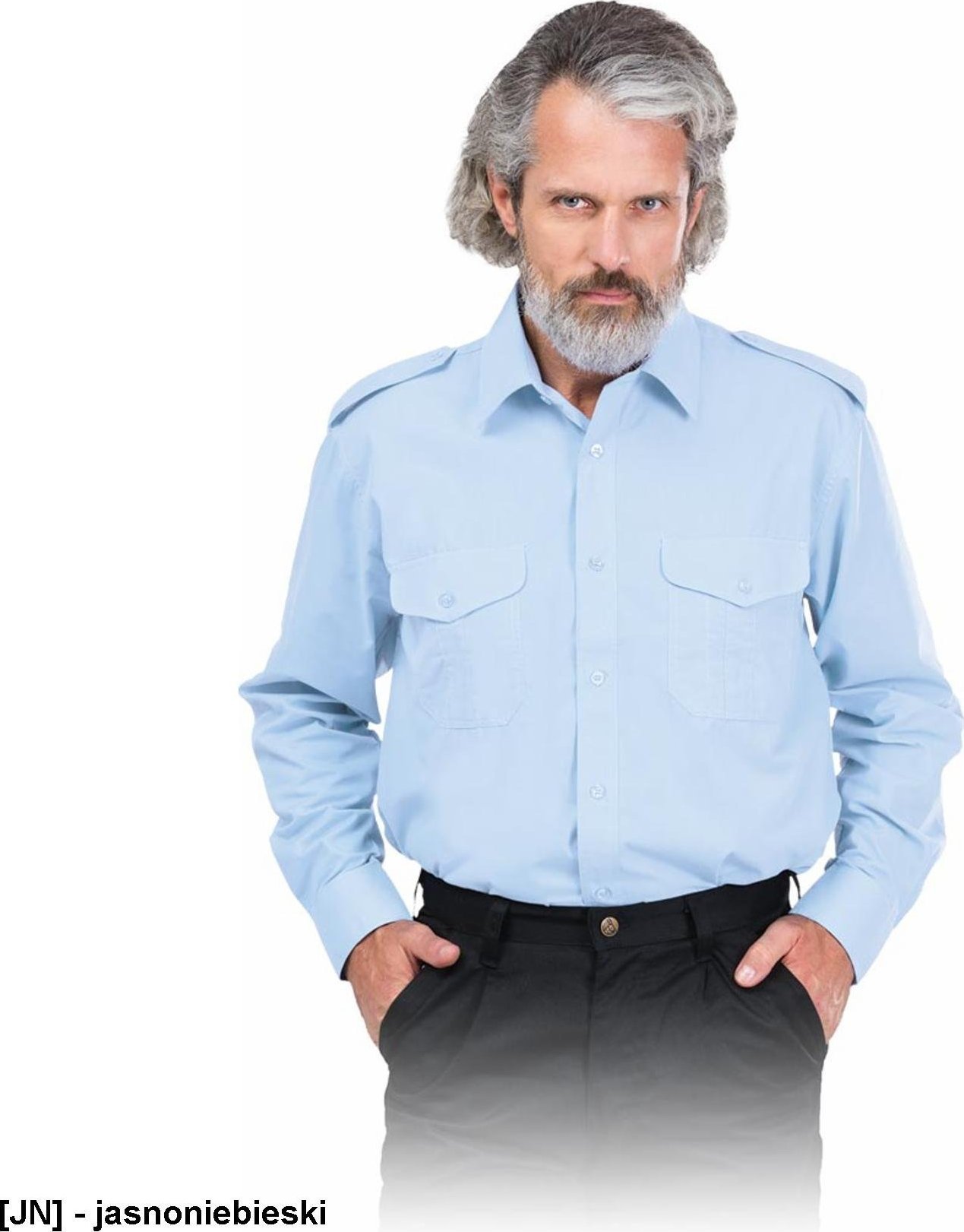 R.E.I.S. KWSDR - koszula wyjściowa - jasnoniebieski 3XL