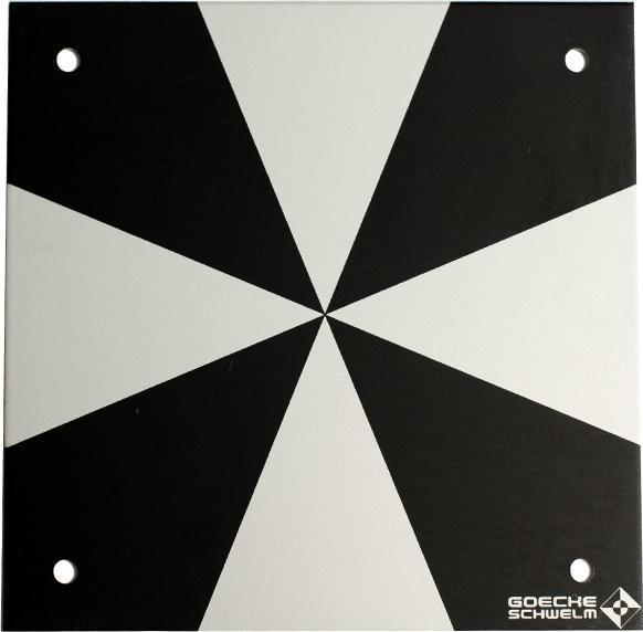 Goecke Tarcza celownicza aluminiowa z krzyżem maltańskim Goecke 13G-2