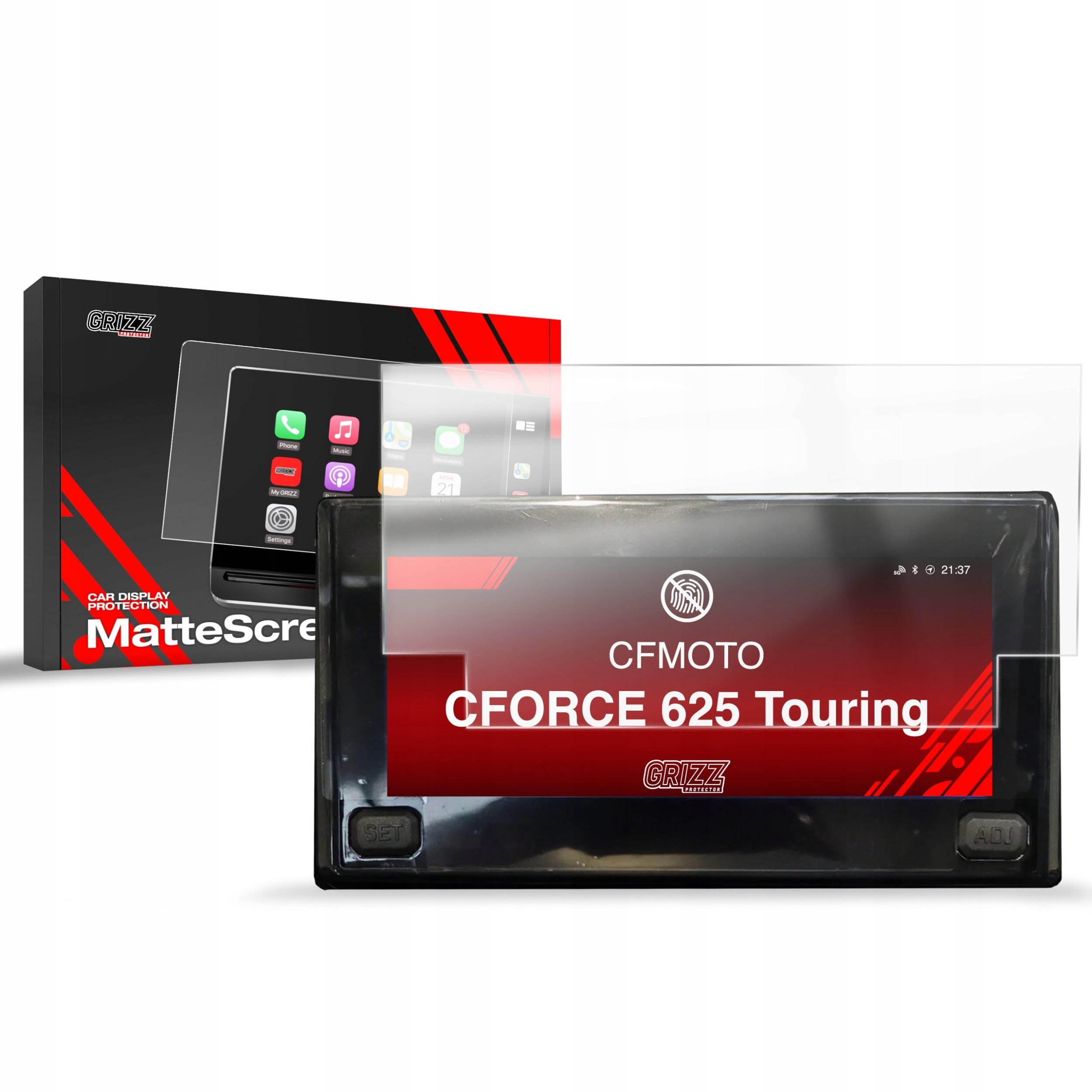 Folia matowa GrizzGlass CarDisplay Protection do CFMOTO CFORCE 625 Touring 5"