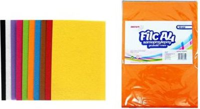 BREWIS Filc A4 samoprzylepny 10 kolorĂłw /FCK410/