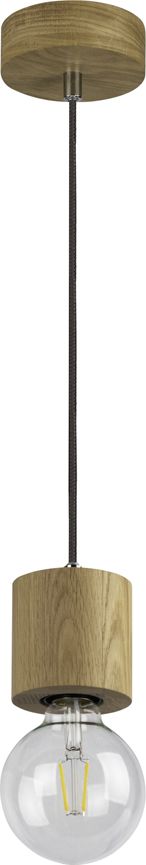 Lampa wisząca Spotlight Lampa wisząca brązowa Spotlight TRONGO drewno dębowe 7061174