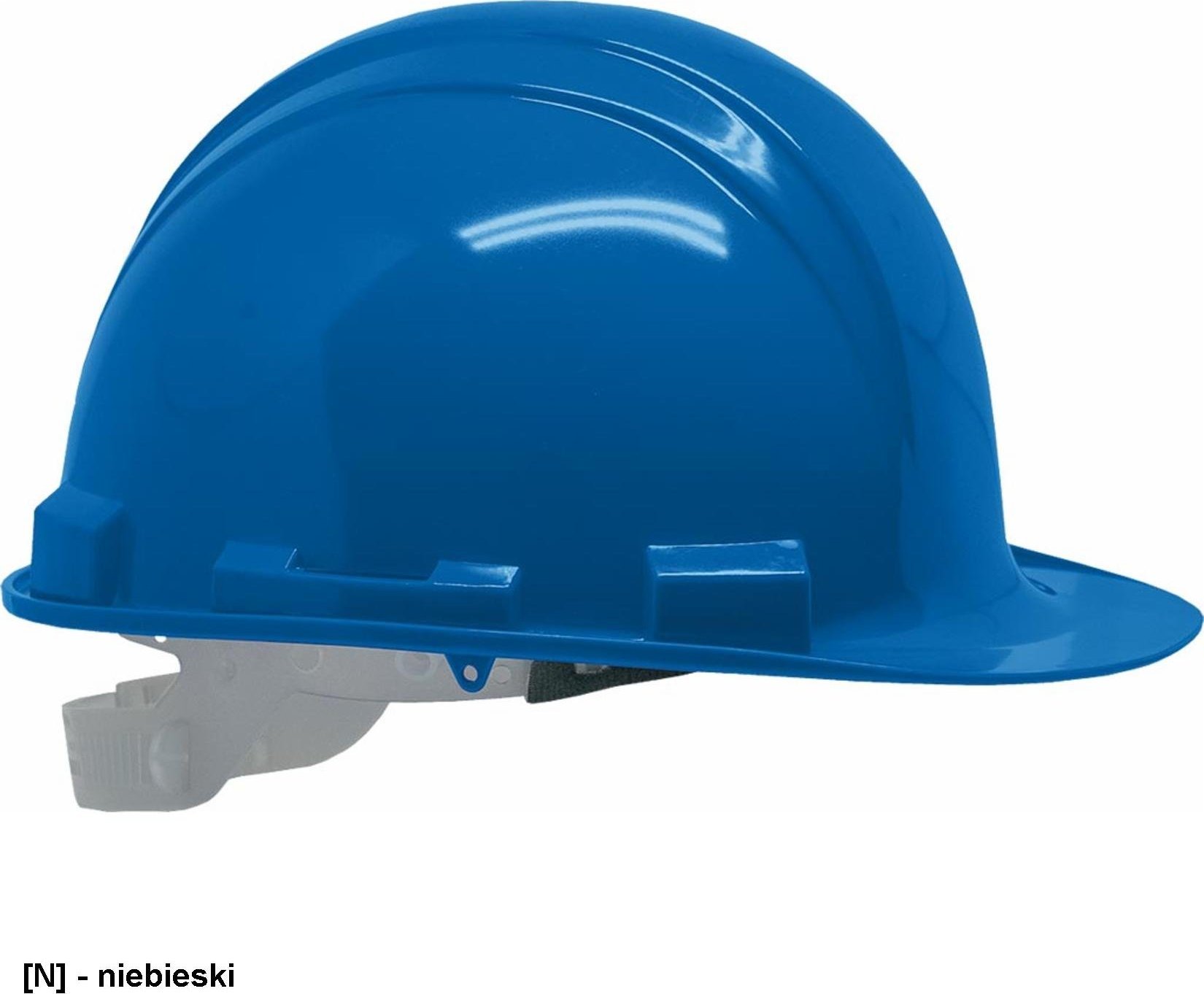 R.E.I.S. KASPE-ROCK - hełm wykonany z tworzywa HDPE, 4-punktowa więźba - niebieski