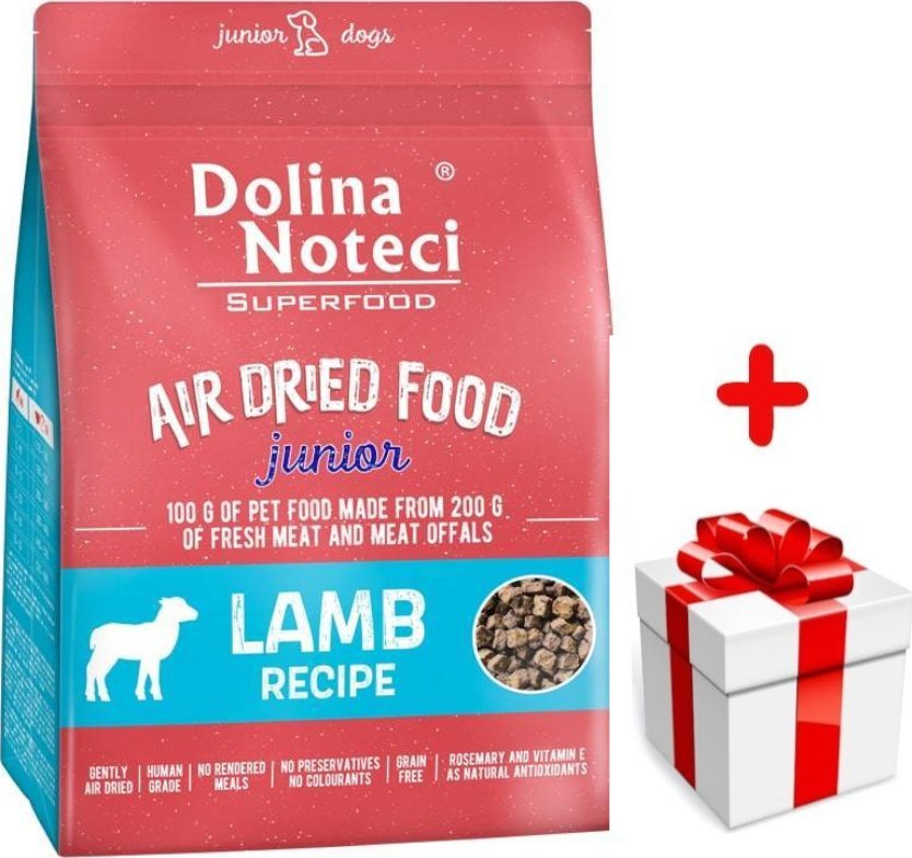 Dolina Noteci DOLINA NOTECI Superfood Junior Danie z jagnięciną- karma suszona dla psa 5kg + niespodzianka dla psa GRATIS!