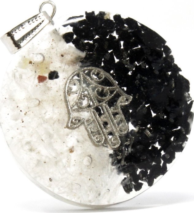 Art-Pol Wisiorek z Orgonitem - Hamsa