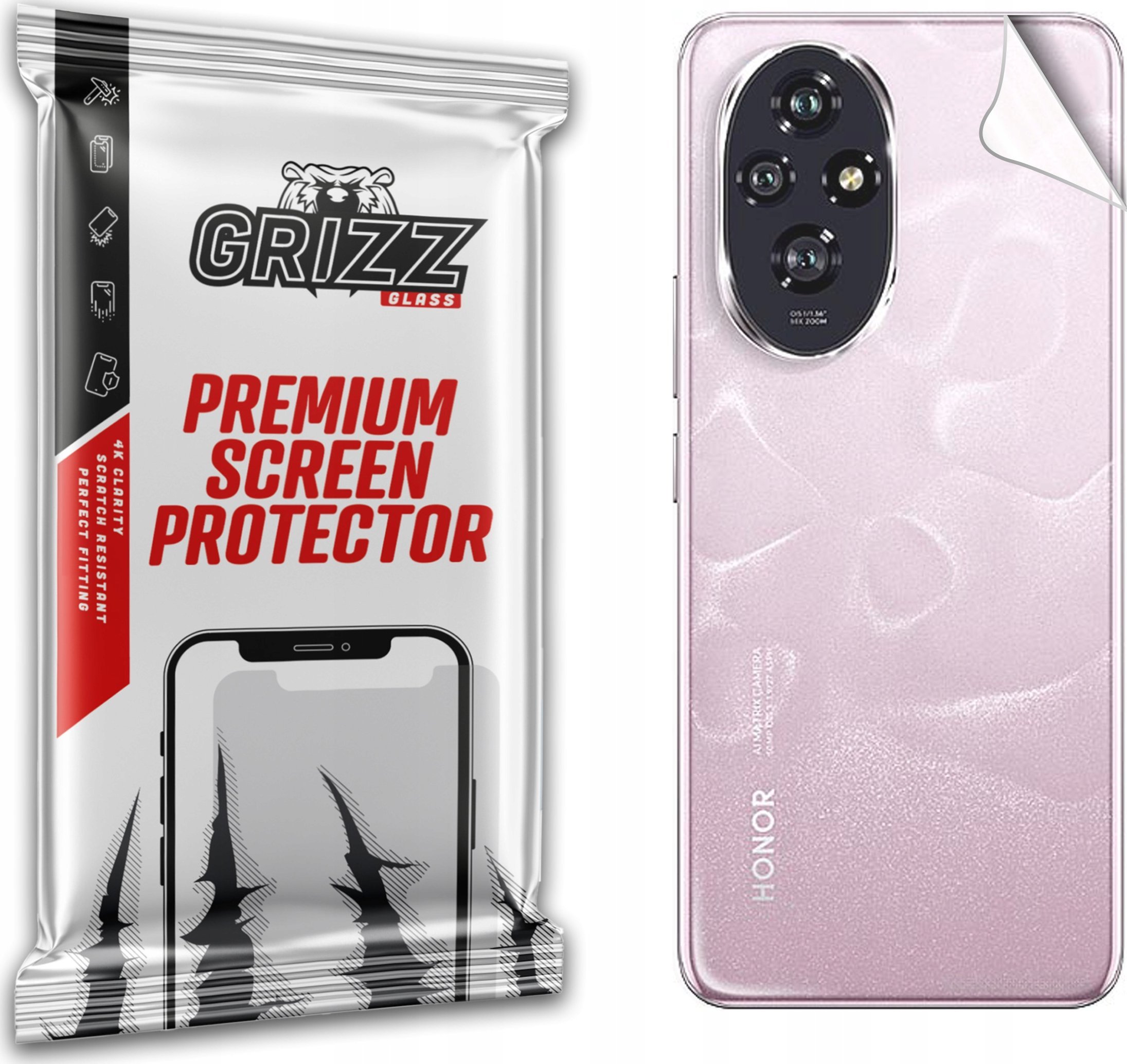 GrizzGlass Folia na tył GrizzGlass SatinSkin do Honor 200