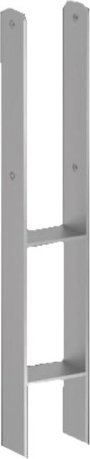 Domax Podstawa słupa wspornik typu H stalowa 80x600mm