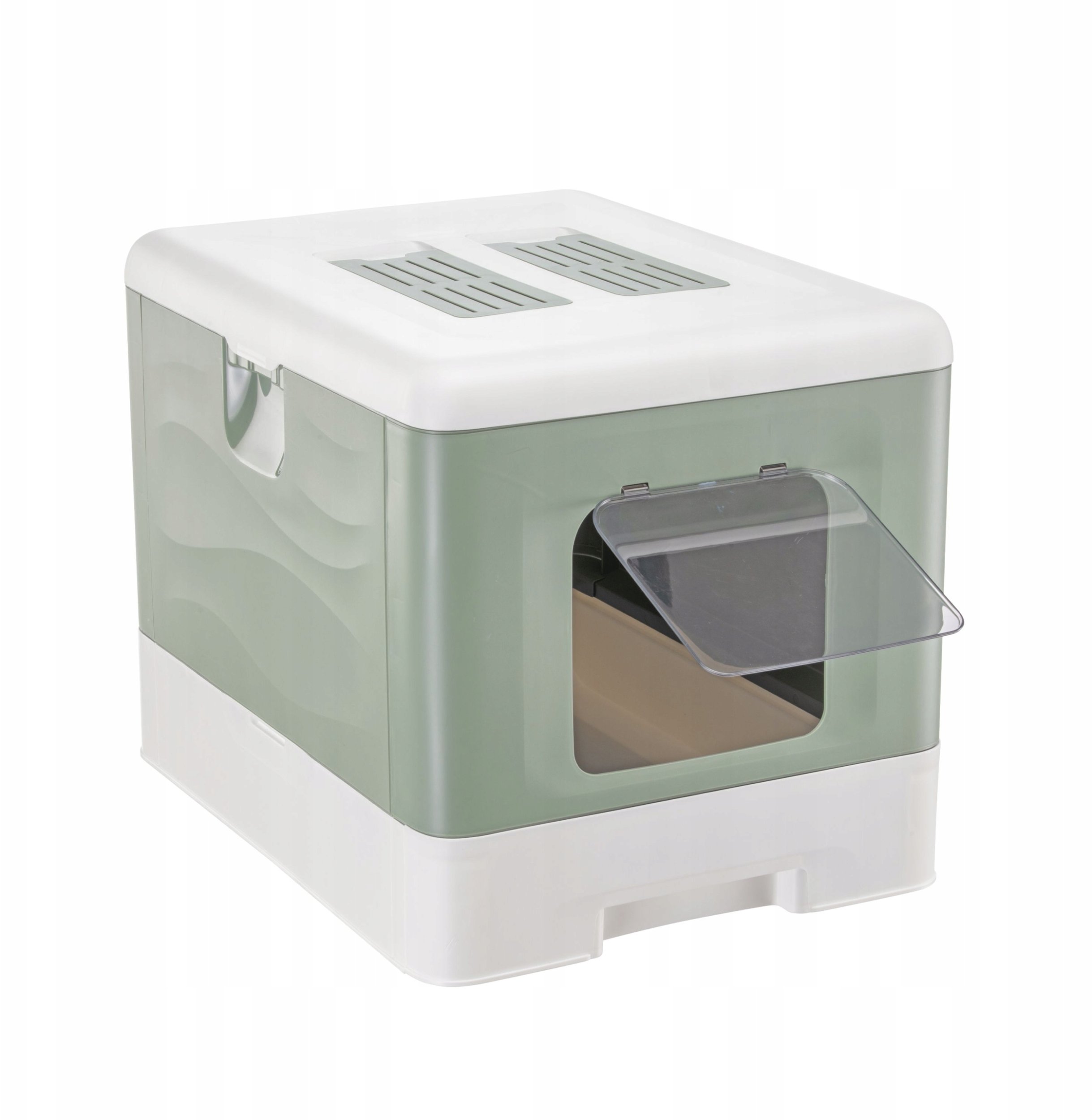 FERPLAST SAHARA TOILET GREEN kuweta dla kota