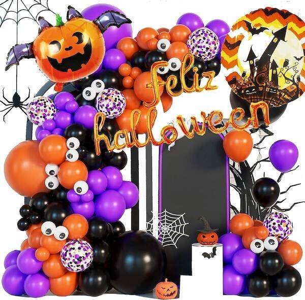 Springos Dekoracje na Halloween balony girlanda ozdoby
