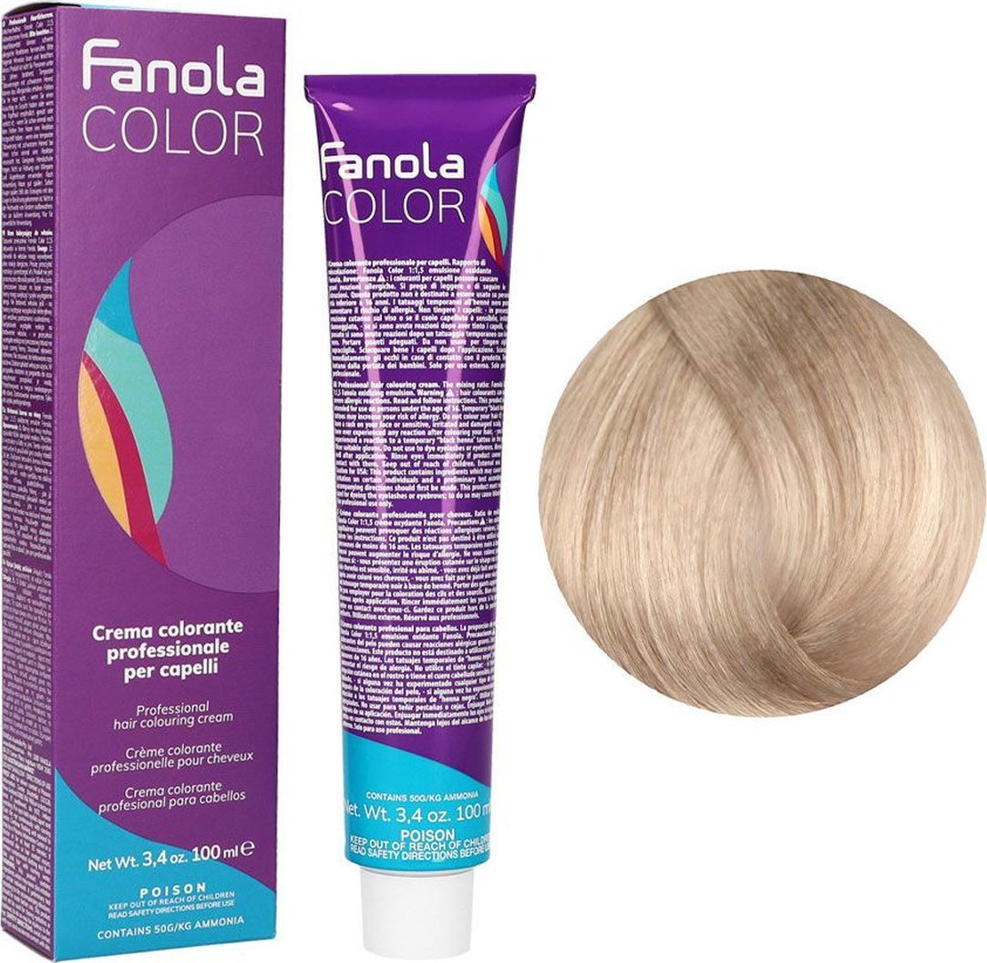 Fanola Krem koloryzujący do włosów Super Blonde Platinum Iris Extra (12.7)