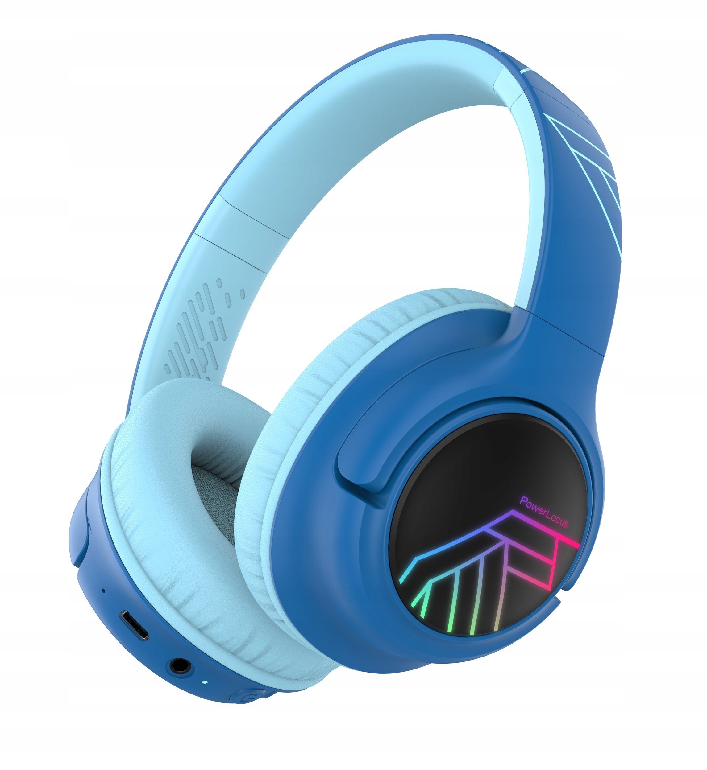 Słuchawki PowerLocus Bobo niebieskie