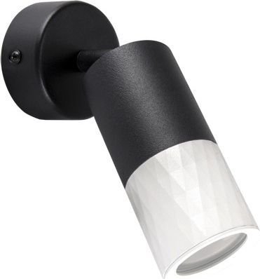 Kinkiet IDEUS Lampa ścienna oprawa dekoracyjna kinkiet czarno biały PIANO 8809