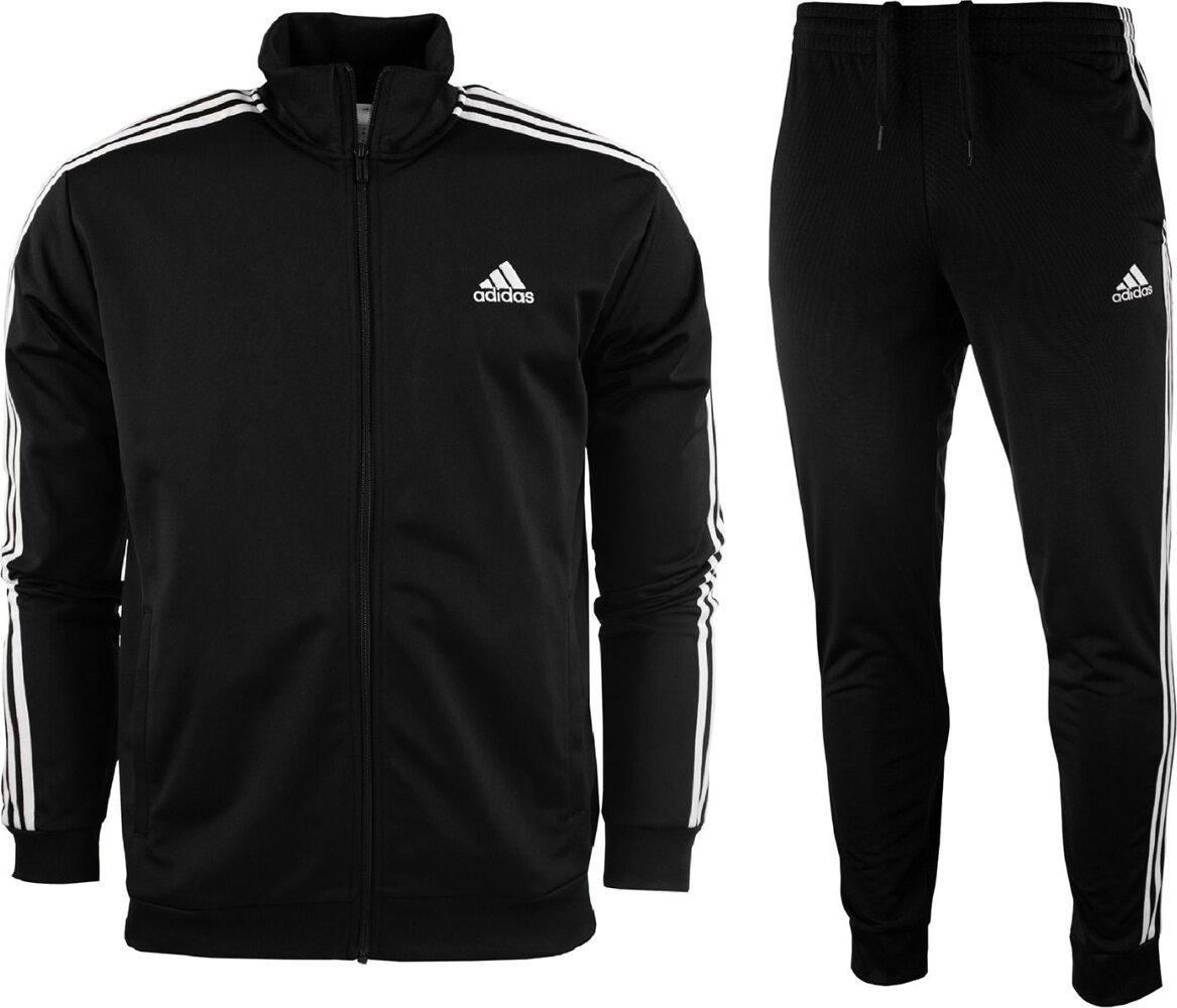 Adidas Dres męski adidas Basic 3-Stripes Tricot czarny IC6747 S