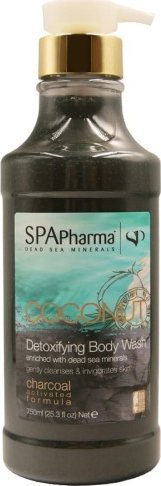 Spa Pharma Spa Pharma Charcoal Body Wash Coconut - Płyn pod prysznic 750 ml