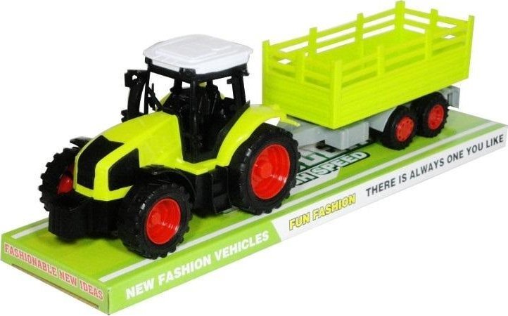 Traktor z przyczepą