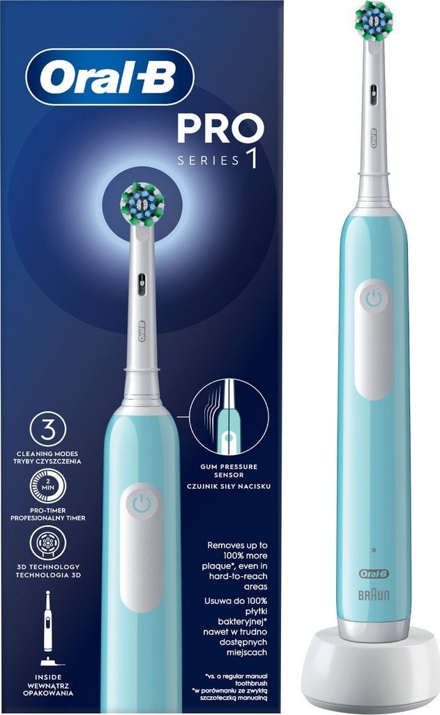 Szczoteczka Oral-B Pro CrossAction Caribbean Blue Blue