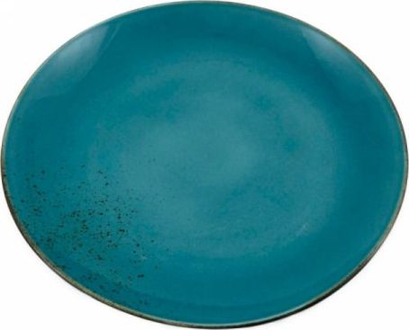 Kesi TALERZ MAŁY GLAZURA NIEBIESKI W KROPKI