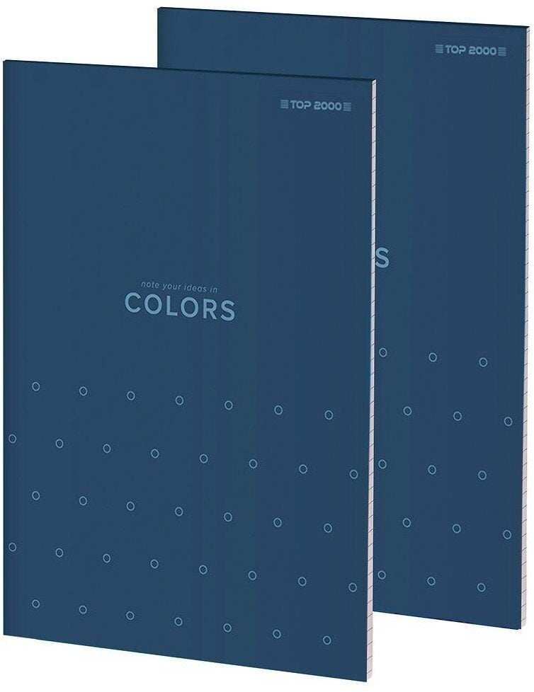 TOP-2000 Blok notatnikowy A6/100K Colors (10szt)